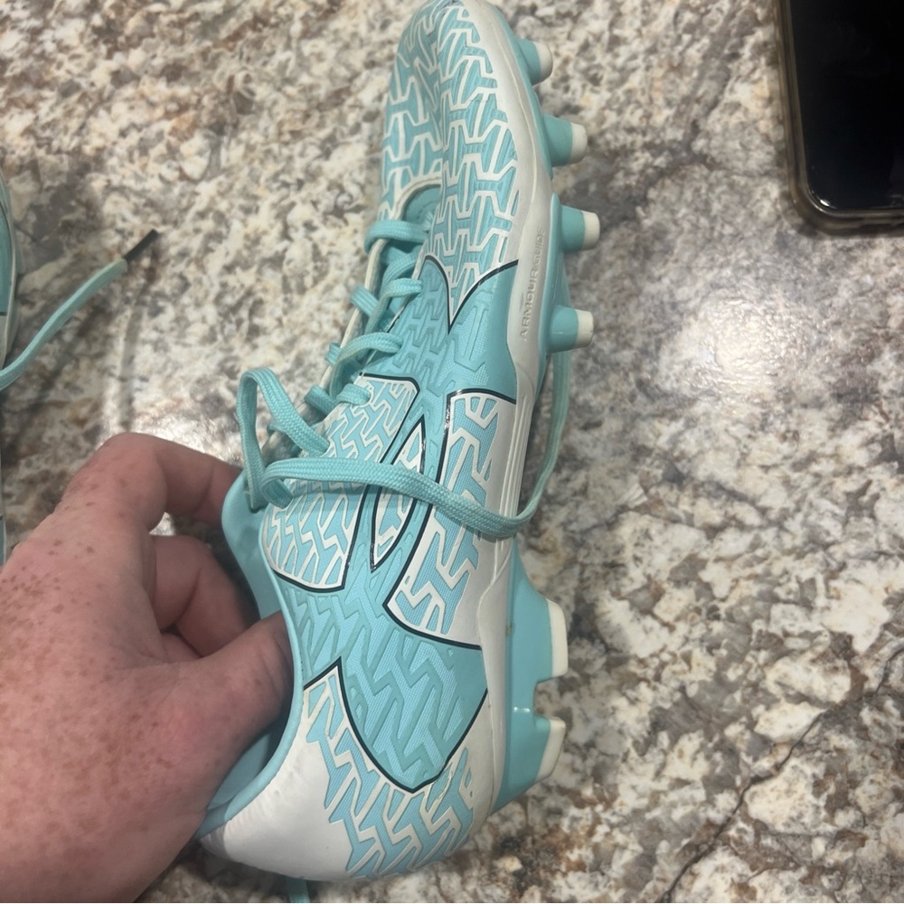 Under Armour 1276164-102 CF Force 2.0 FG Size 8.5 - Picture 4 of 10